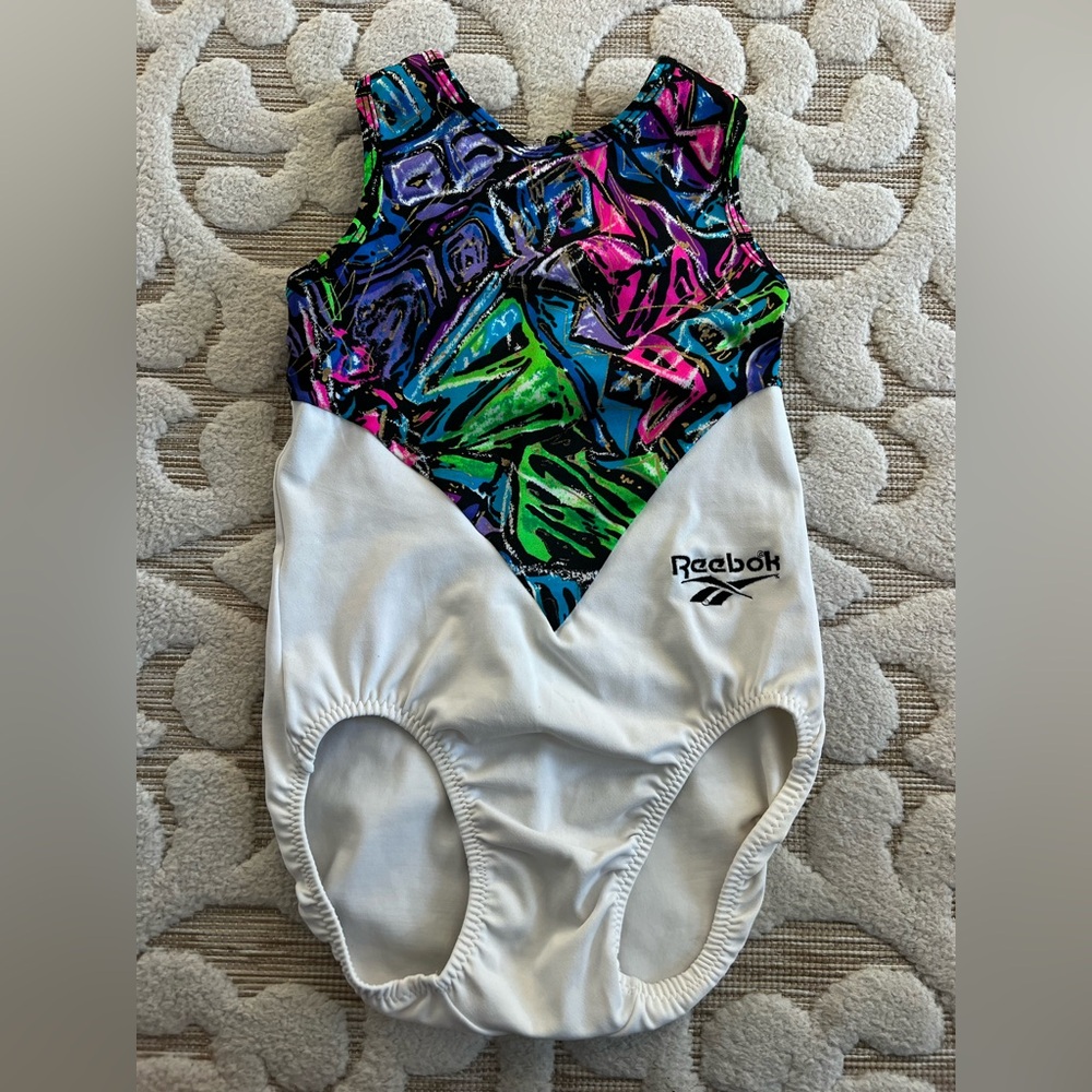 Reebok X AlphaFactor Vintage 90’s Leotard Size Child Large